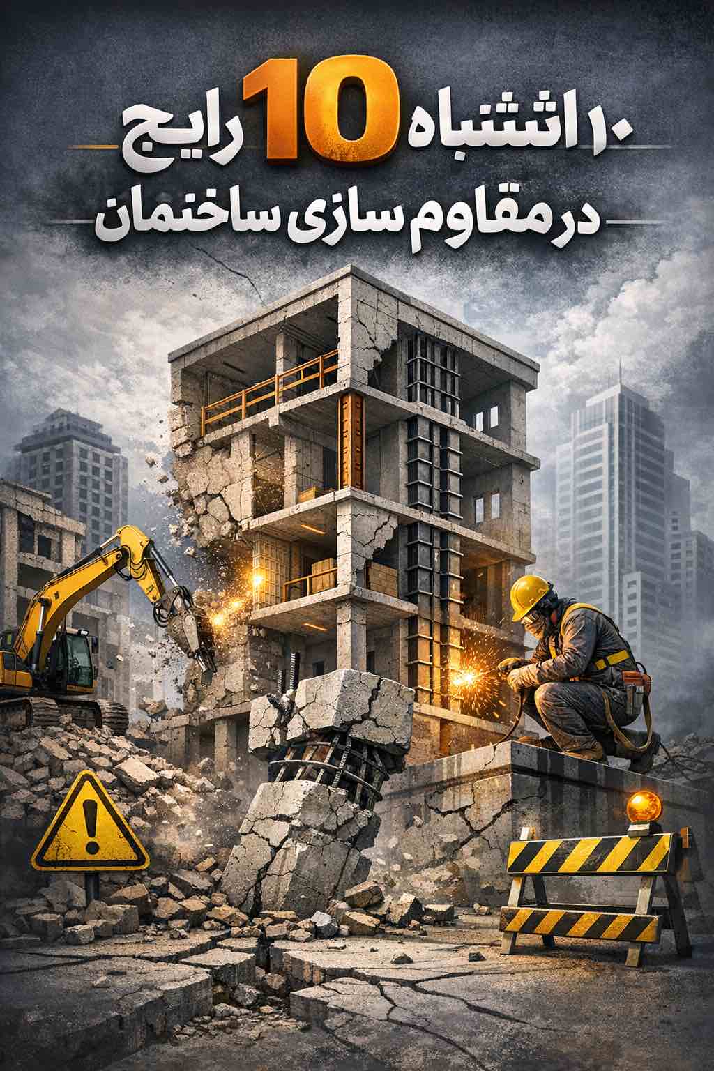 ده اشتباه فاحش در مقاوم‌سازی ساختمان که می‌تواند جان شما را به خطر بیندازد